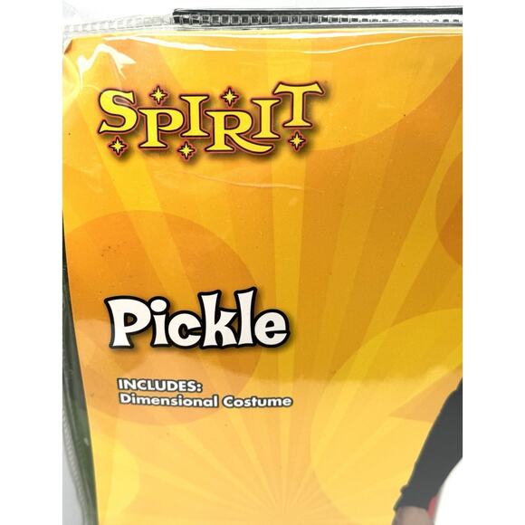 Spirit Pickle Halloween Costume Adult One Size Fits Most Green Food Easy New NIP - Picture 2 of 5